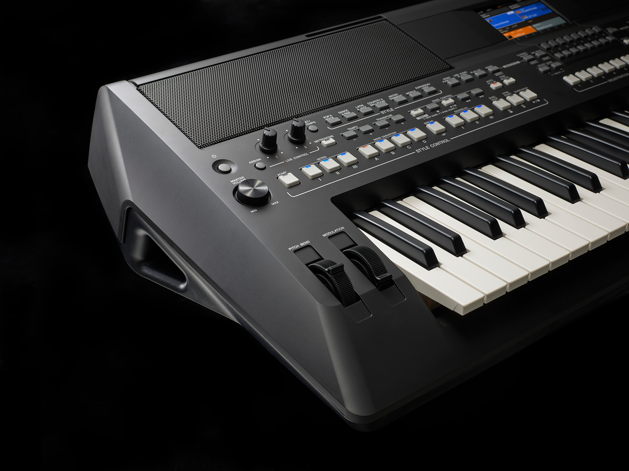Đàn Organ điện tử chuyên nghiệp/ Digital Keyboard Workstation - Yamaha PSR-SX600 (PSR SX600) - Màu đen - Hàng chính hãng