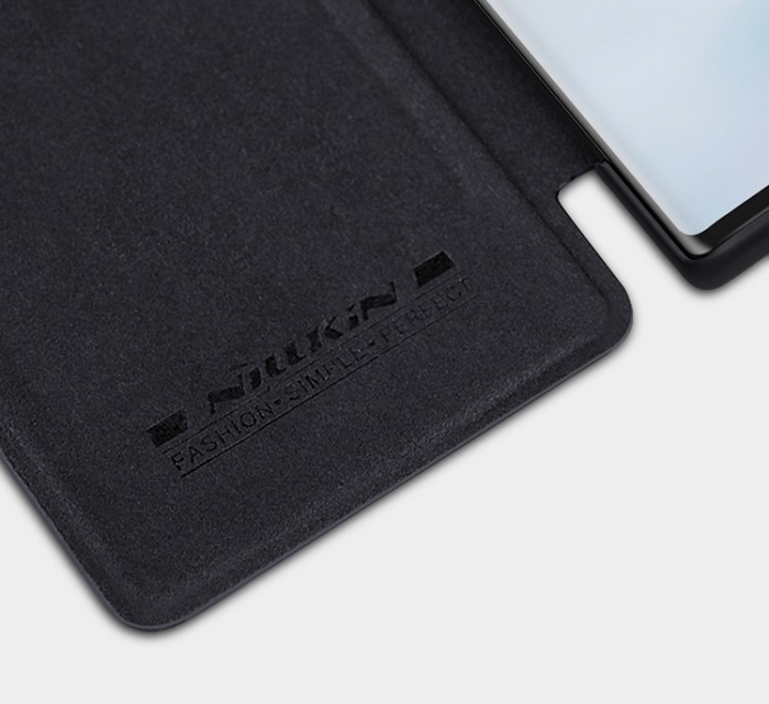 Bao da  chính hãng Nillkin QIN dành cho SamSung Galaxy Note 10+ Plus