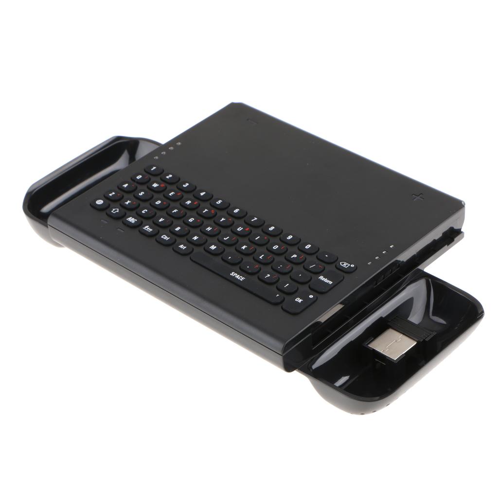Wireless Game Keyboard with Charging Cable for Nintendo Switch Console Host NS with 2.4G Receiver
