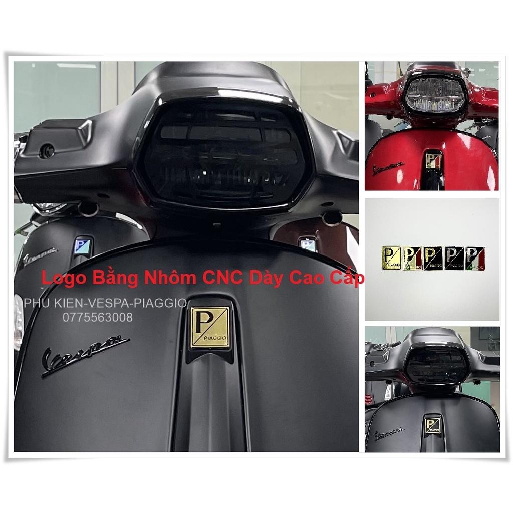 Logo dành cho xe Vespa nhôm CNC Loại Cao Cấp