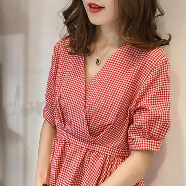 ÁO SỌC CỔ V TAY LỠ