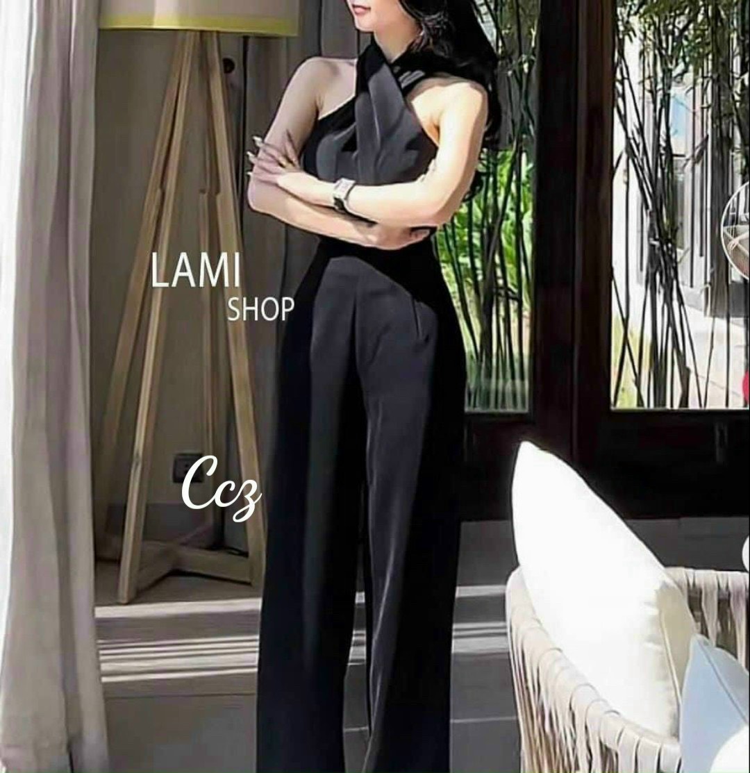 JUM CỔ CHÉO HỞ EO   MÀU Y HÌNH