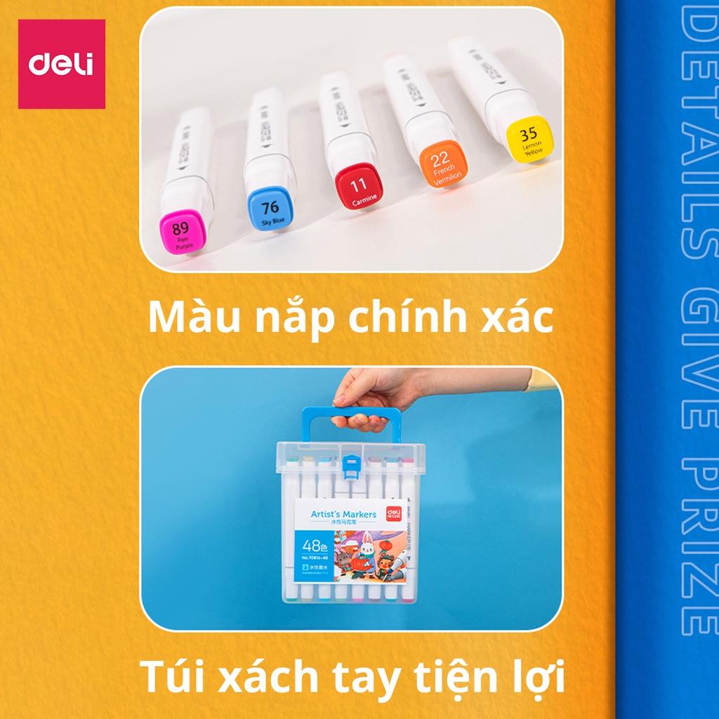 Bút Lông Màu Marker Chuyên Nghiệp Hộp Nhựa An Toàn Cho Bé - Có Giấy Chứng Nhận - Phân Loại Màu Đa Dạng