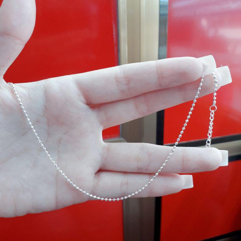 Lắc chân bi bạc cao cấp YN JEWELRY