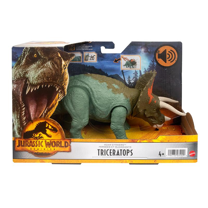 Đồ Chơi JURASSIC WORLD MATTEL Khủng Long Triceratops Có Âm Thanh HDX40/HDX17