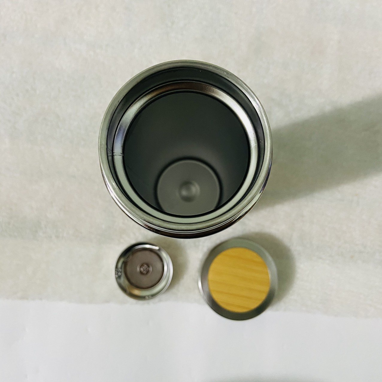 Bình giữ nhiệt vỏ tre 500ml