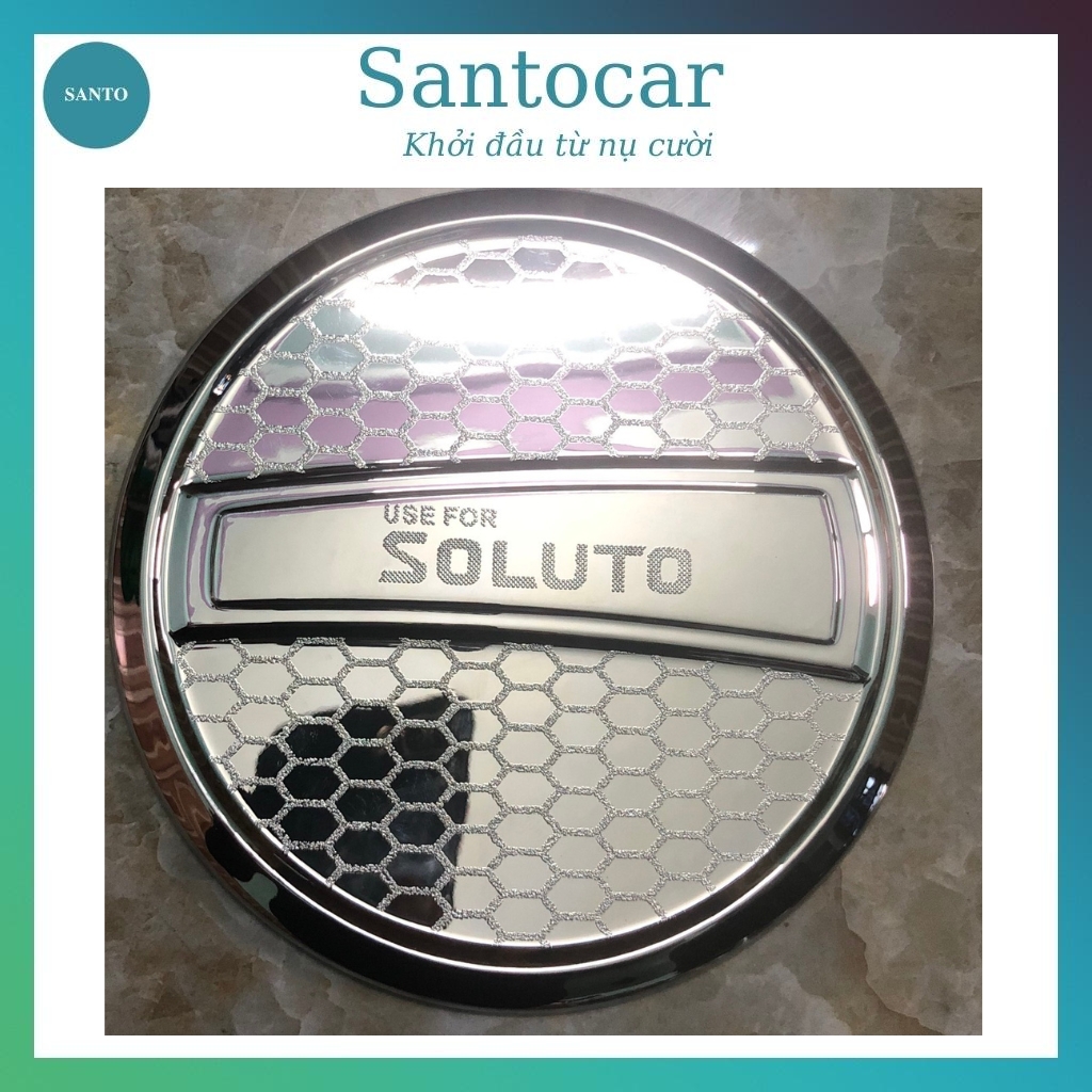 Ốp nắp bình xăng xe KIA SOLUTO 2019 - 2020 Santocar