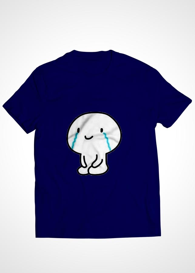 Áo thun cặp đôi Cotton màu xanh đen in hình mẫu 30