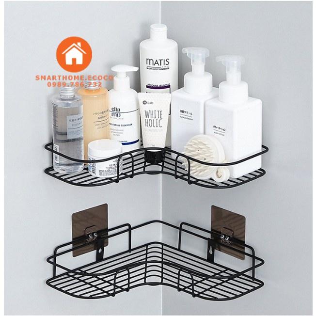 Kệ góc dán tường bằng thép không rỉ siêu chắc trong nhà bếp nhà tắm