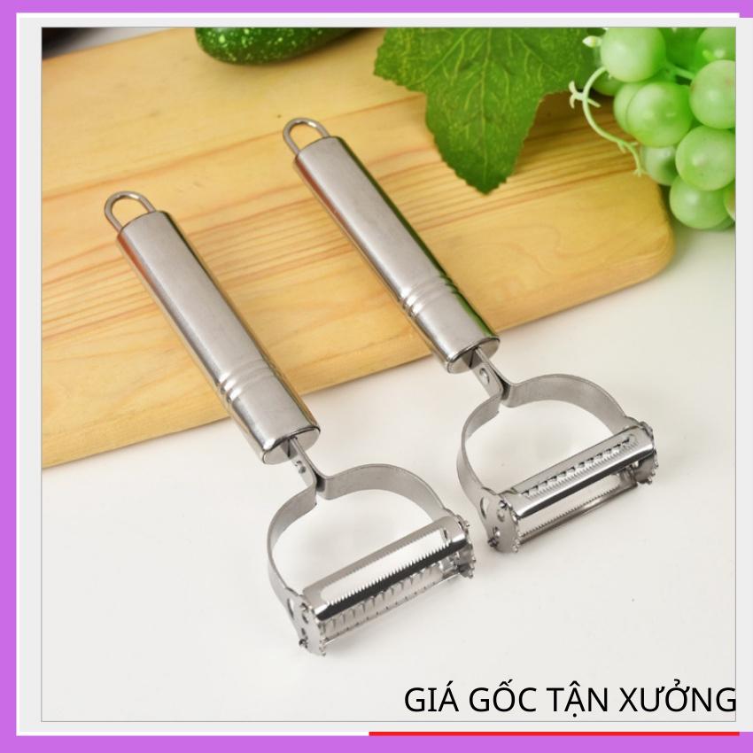 NẠO SỢI inox 3 chức năng, gọt củ quả bào sợi tiện lợi