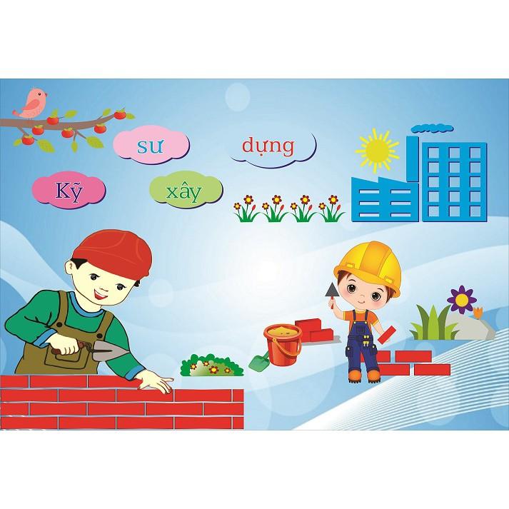 Tranh góc mầm non