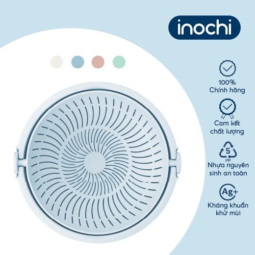 Bộ thau rổ xoay đa năng Inochi - 28 cm màu Hồng/Xanh/Ghi