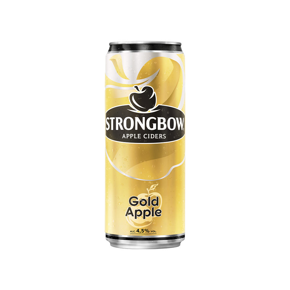 Thùng 24 Lon Cao Strongbow Cider Đặc Biệt 4 Vị (330ml / Lon)