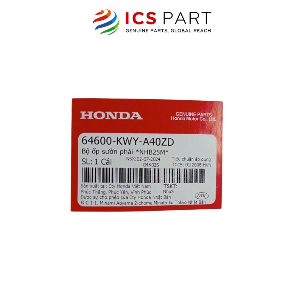 Sườn Phải HONDA Wave 100 (Alpha A) Đen Nhb25M (Có Tem) (64600KWYA40ZD)