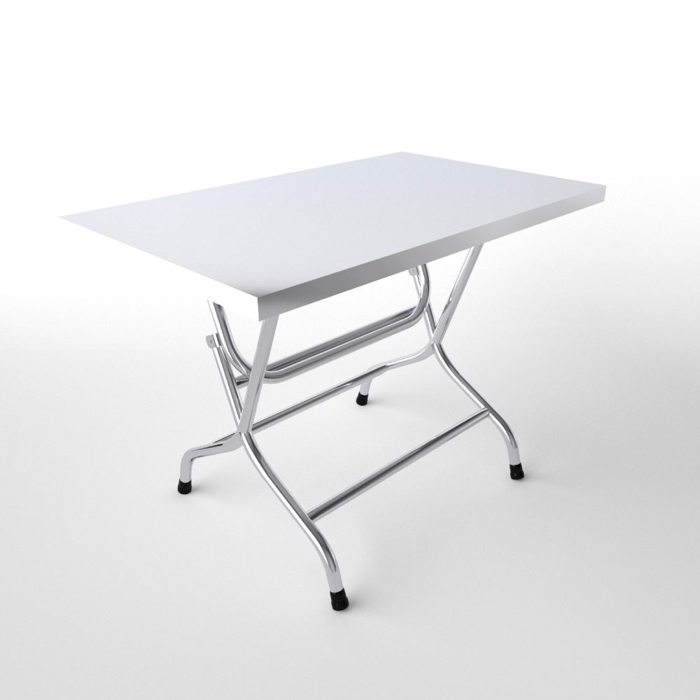Bàn inox DONA 700 x 1200  chân cao