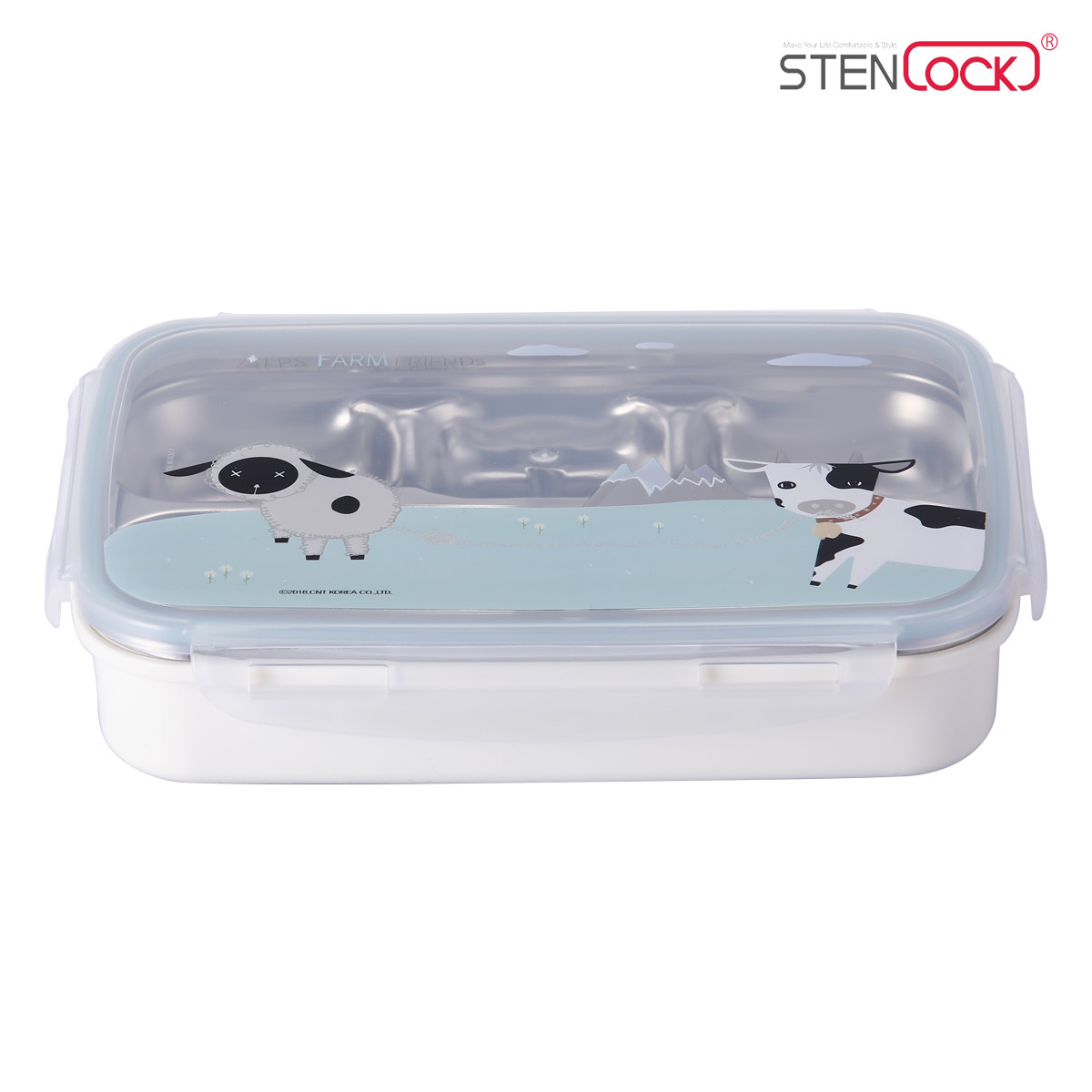 Khay đựng đồ ăn cách nhiệt nhiều ngăn cho bé STENLOCK