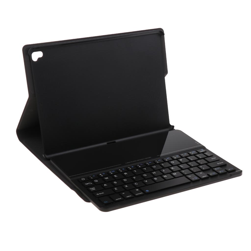 Glass Bluetooth 3.0 Removable Keyboard Case Cover for iPad 9.7''