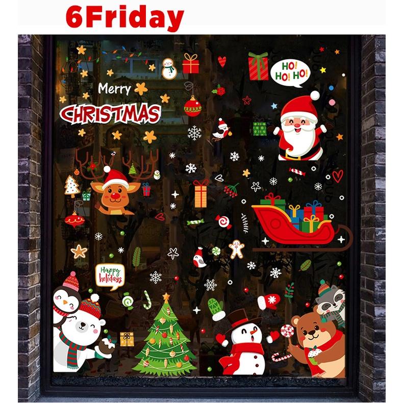 Decal trang trí noel, giáng sinh nhiều hình loại tốt