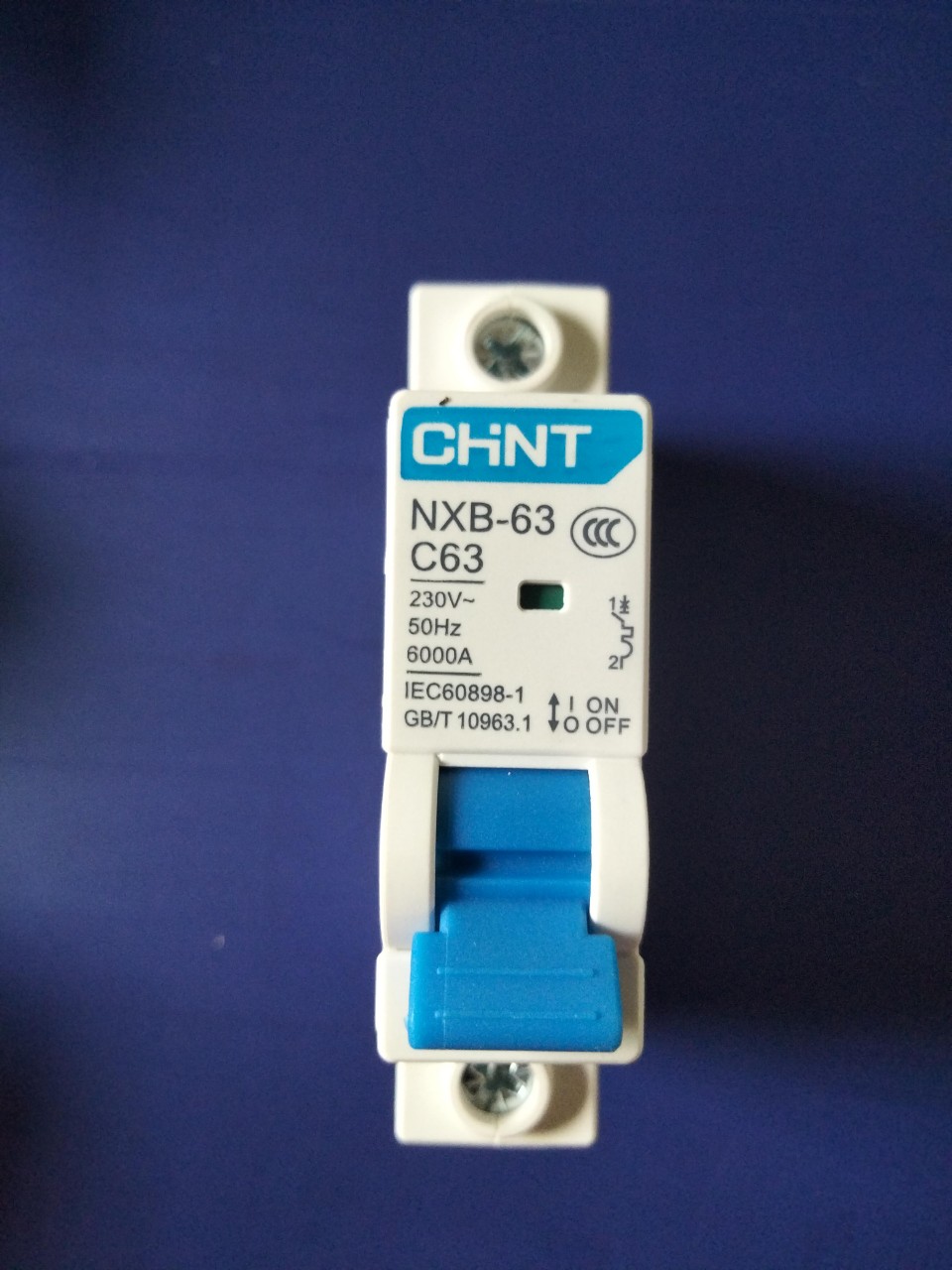 MCB NXB63 1P 2P 3P C16A~C63A - Aptomat tép CHINT các loại