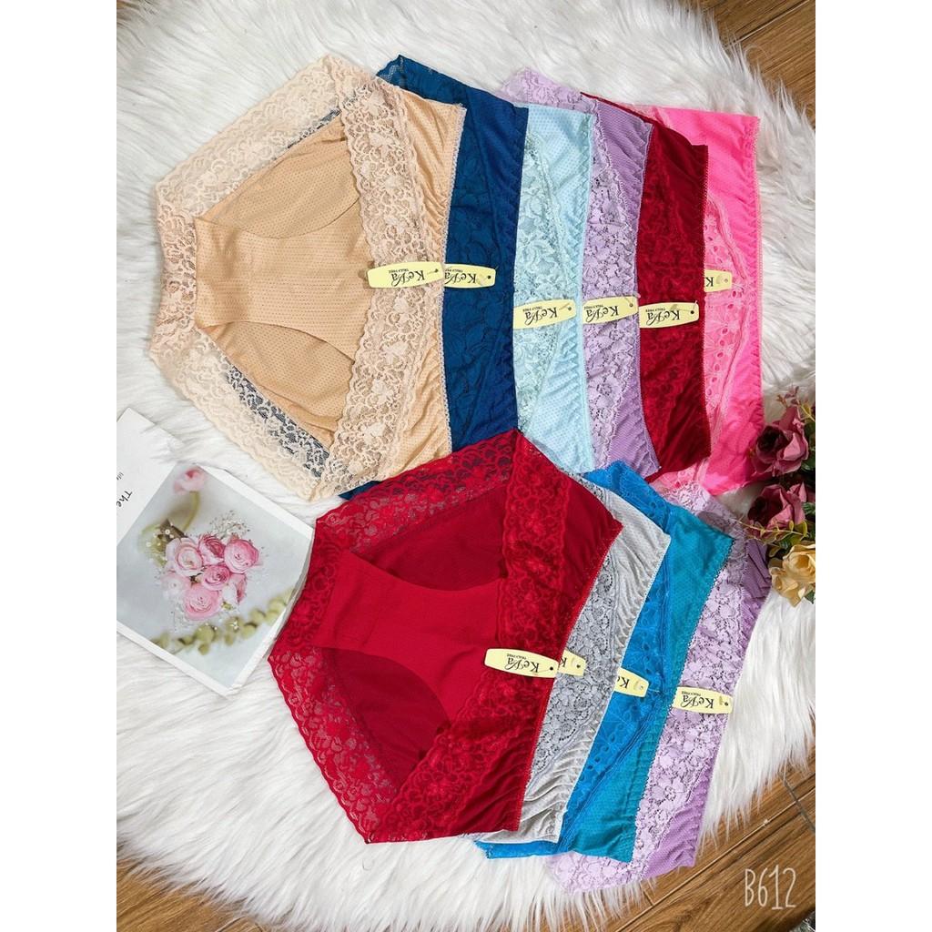 QUẦN LÓT SU THÔNG HƠI PHA REN BẢN TO