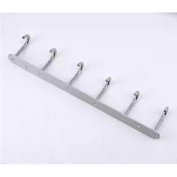Khay 6 Móc treo dụng cụ dưới tủ bếp không cần khoan Nordic Germany Inox 304 - tặng kèm keo dán ️