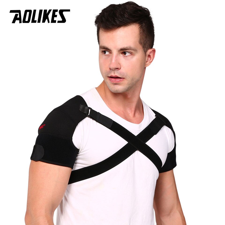 Đai cố định khớp vai đôi AOLIKES A-1695 Strap compression sports