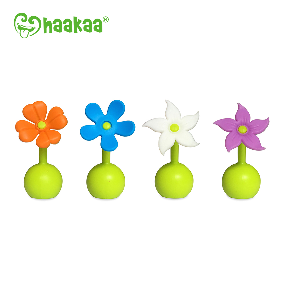 Nút hoa chặn cốc hứng sữa Haakaa. Chất liệu silicone cao cấp. Không chứa BPA, PVC và phthalate