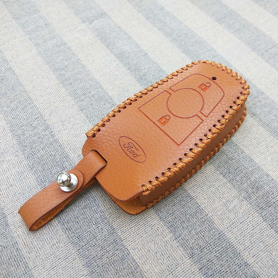 Bao da chìa khóa smartkey xe Ford Ranger 2019