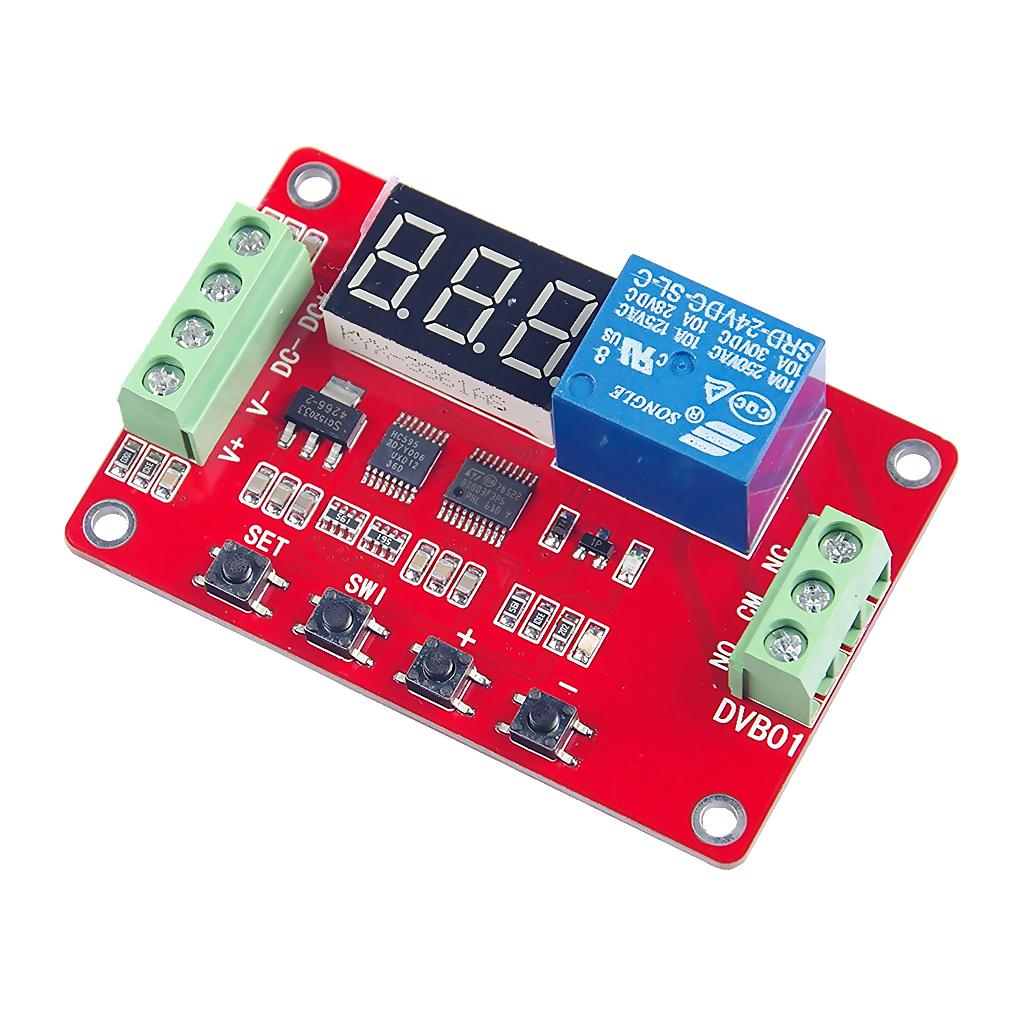 DC 5V / 12V / 24V Digital Voltage Comparator / Voltage Tester Monitor Charge / Discharge Overvoltage / Undervoltage Overload Protection Autosave