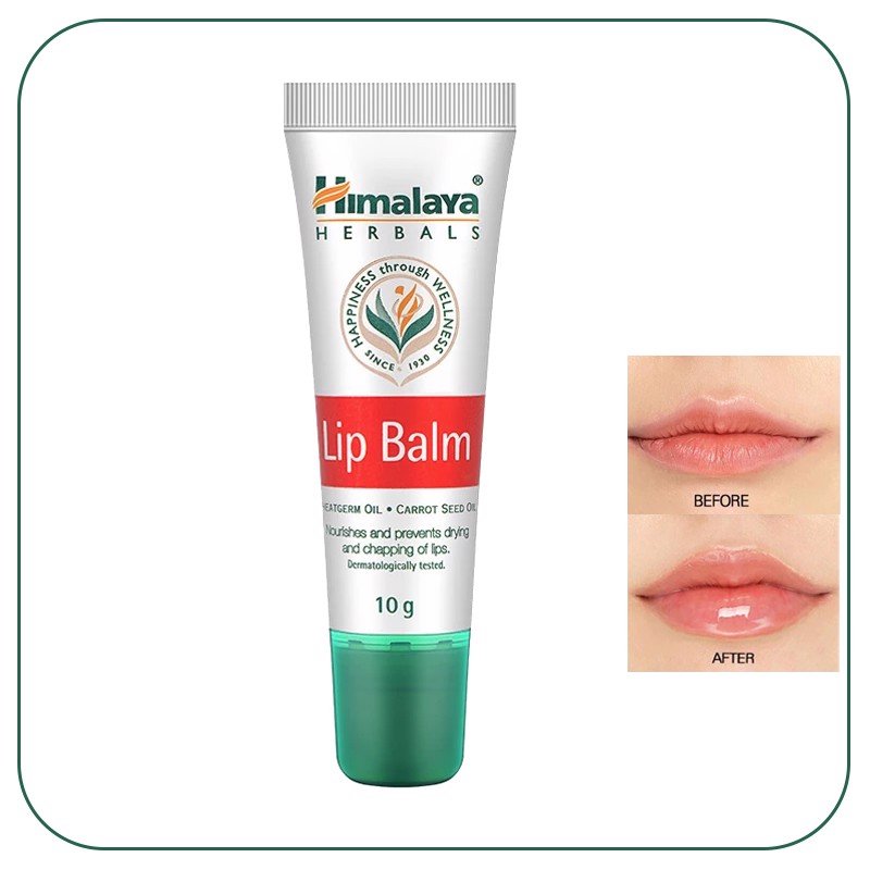 COMBO 2 TUÝP SON DƯỠNG HỒNG MÔI KHỬ THÂM CHIẾT XUẤT CÀ RỐT HIMALAYA LIP BALM 10G