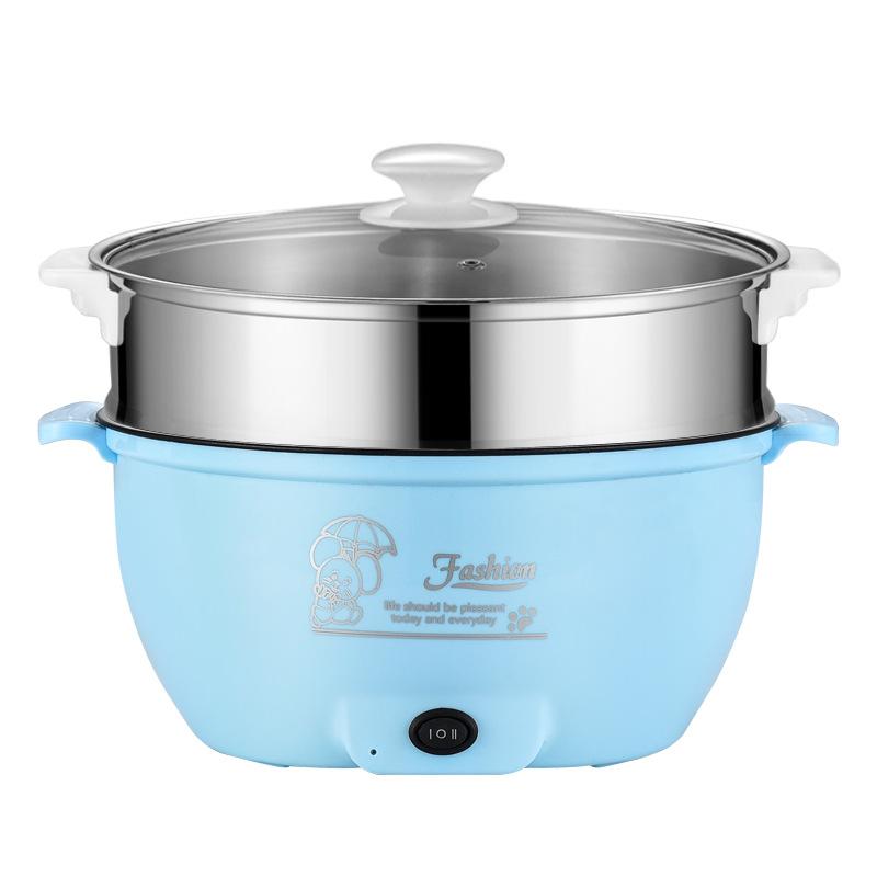 Đặc Biệt Mới Nhiều Màu Sắc Điện Nồi Lẩu Hấp Chảo Chống Dính Chảo Mini Nồi Đồ Gia Dụng