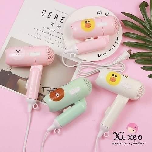 May sấy tóc/MÁY SẤY TÓC MINI ICON GẤP GỌN ĐƯỢC