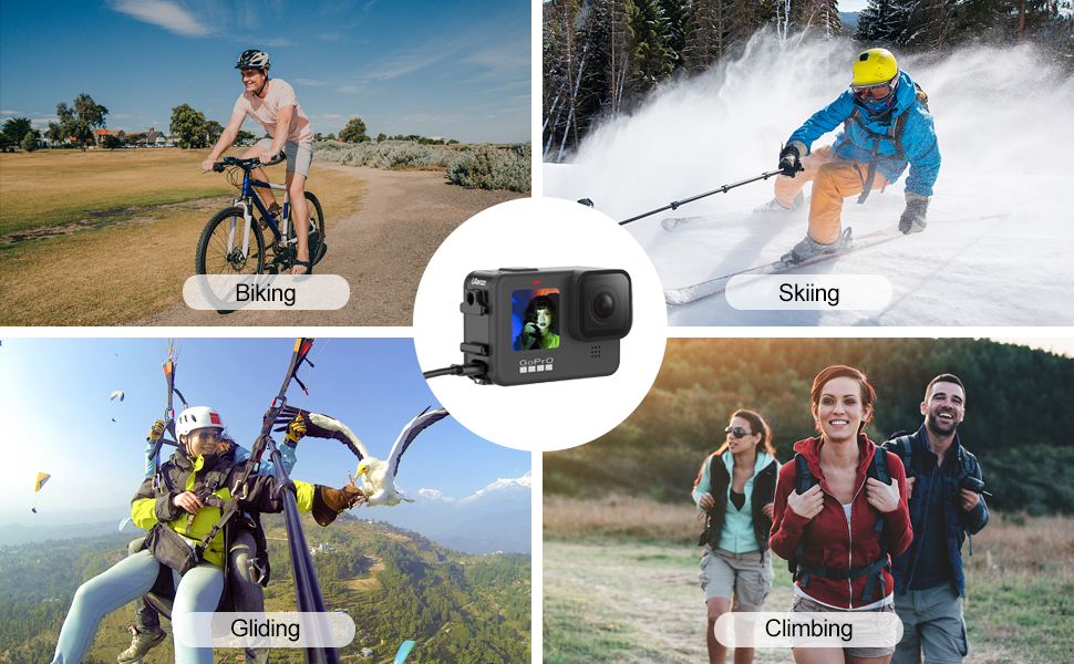 ULANZI G9-6, Nắp Pin dành cho GoPro 9,10, Thiết kế lỗ vít 1/4 cold shoe tích hợp gắn kèm phụ kiện Micro &amp; Đèn Led  - Hàng Chính Hãng