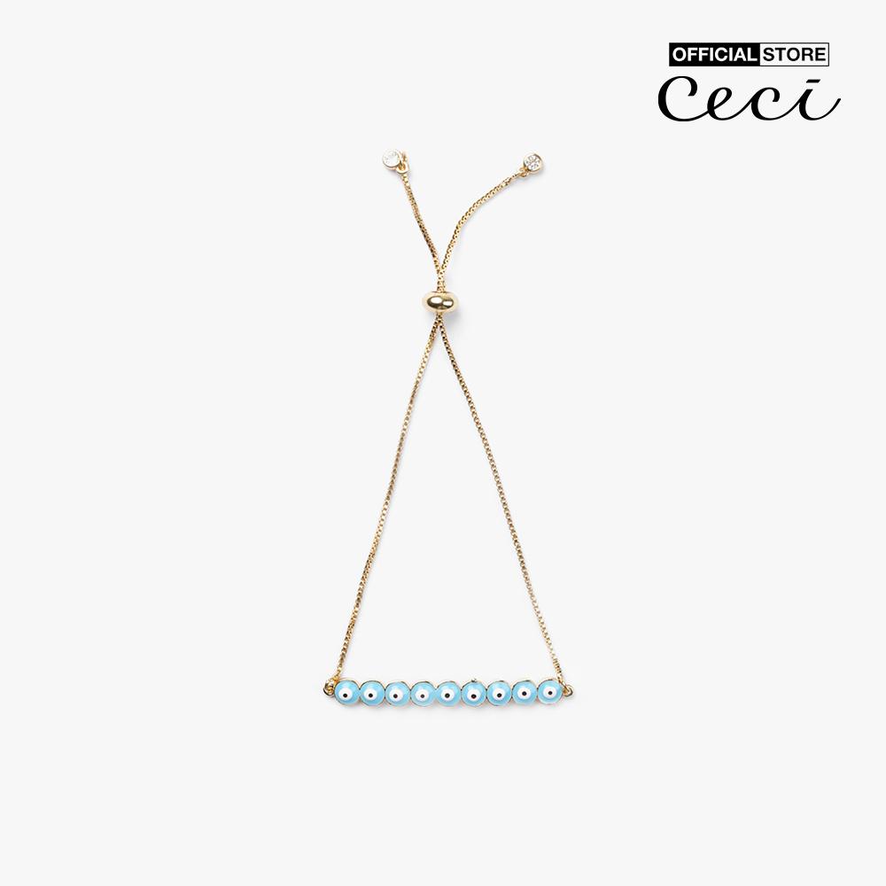 CECI - Vòng đeo tay nữ dây mảnh phối thiết kế độc đáo CC3-01000078-06