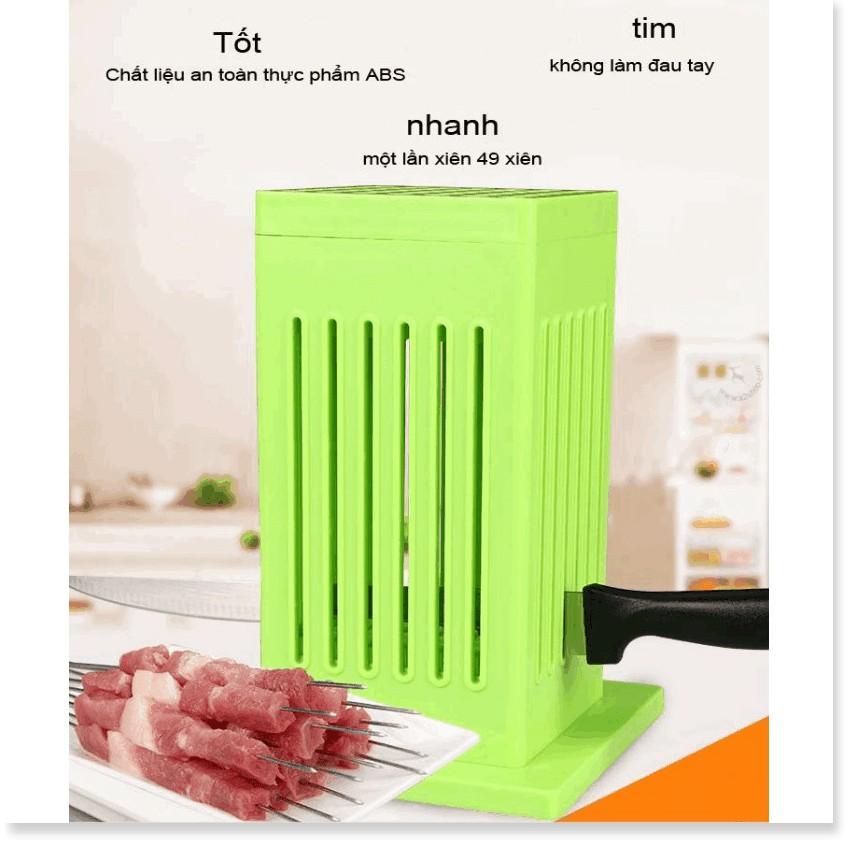 Máy xiên thịt tại nhà BBQ full set