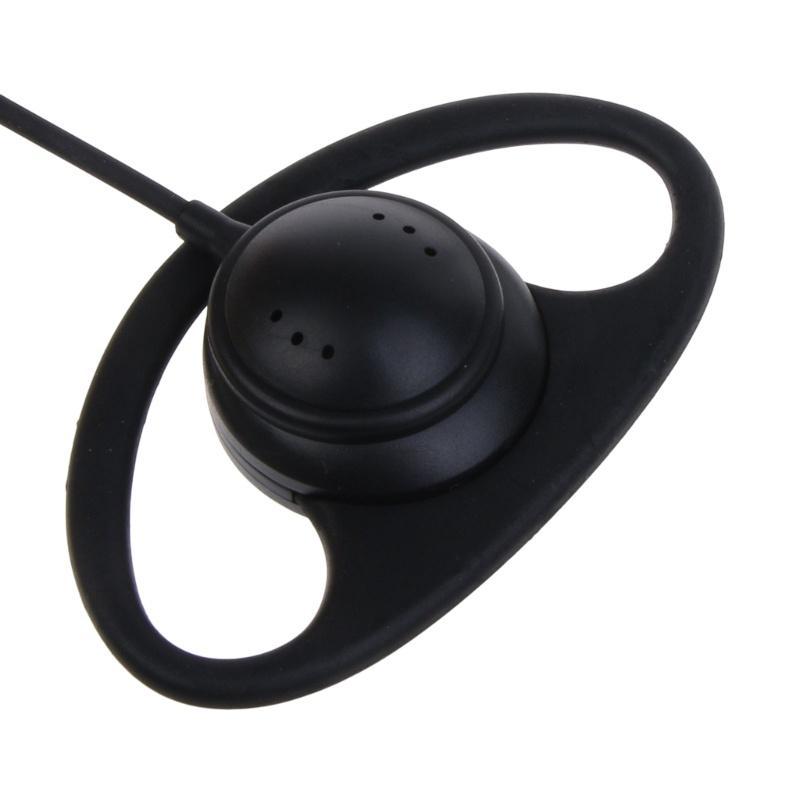 Tai Nghe Chữ D Bằng ABS & Kim Loại Giắc Cắm 3.5mm Chuyên Dụng Cho Bộ Đàm Walkie-Talkie Durab
