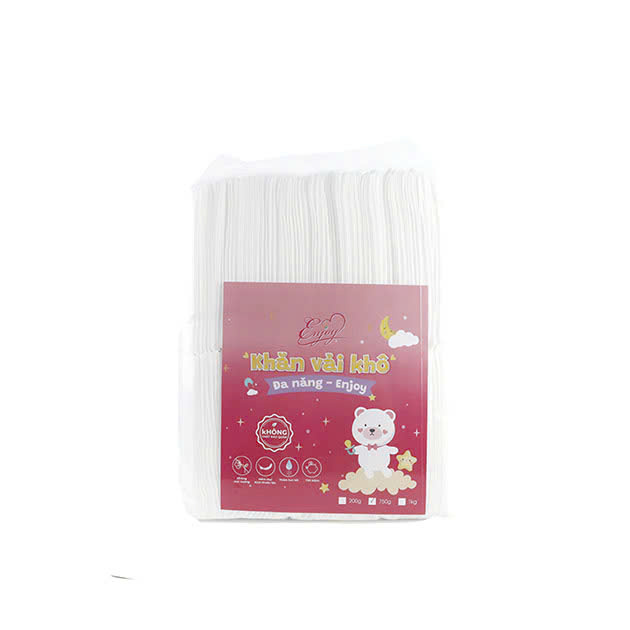 Khăn vải khô đa năng Enjoy cực mềm tiện lợi cho mẹ và bé 750 gram cao cấp