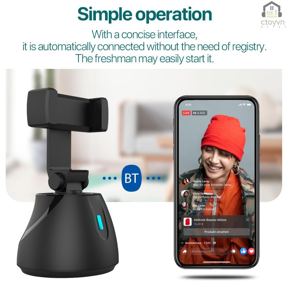 Giá đỡ điện thoại/máy ảnh tự động xoay 360 độ