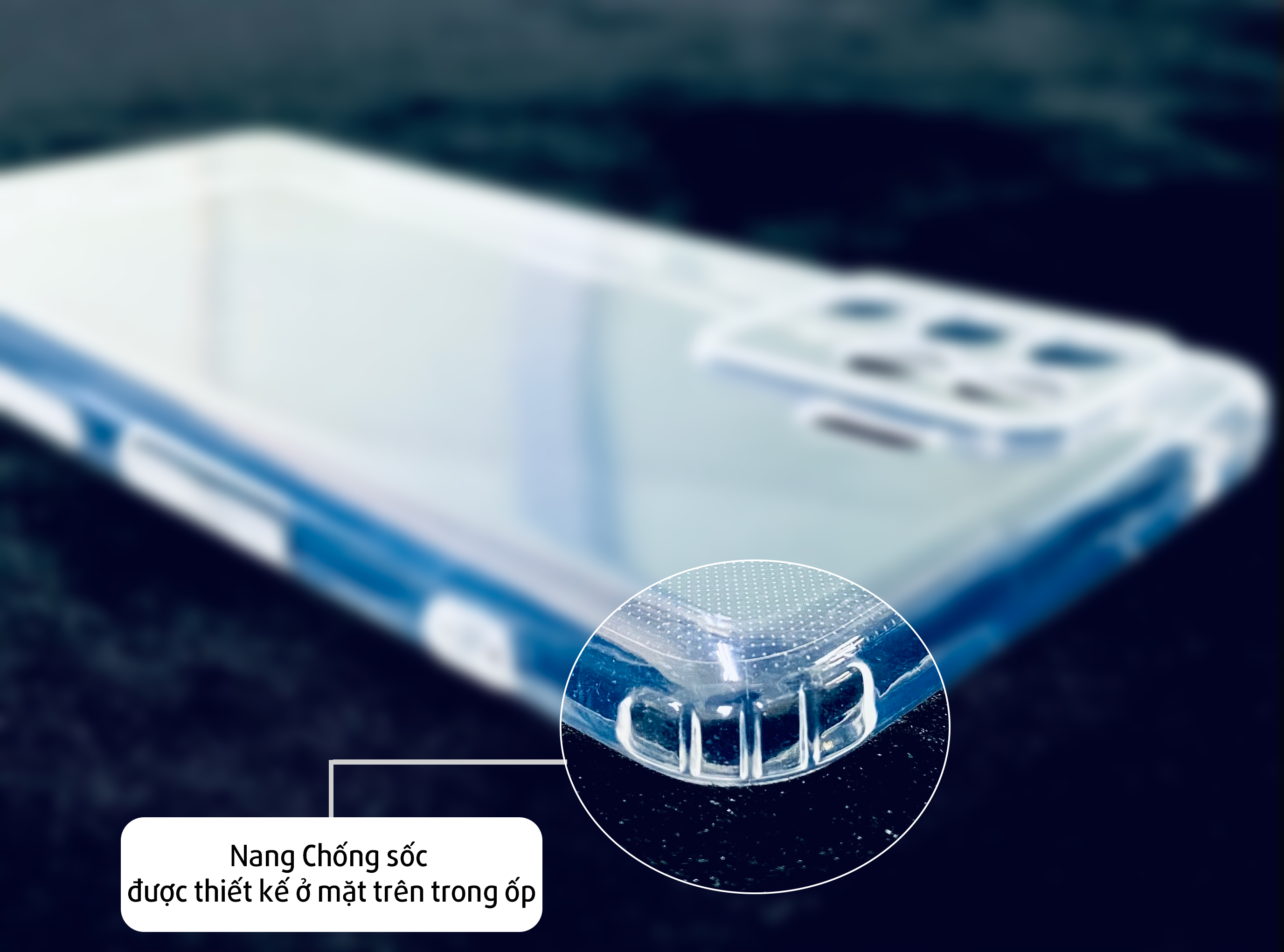 Ốp Lưng CHỐNG SỐC, CÓ GỜ BẢO VỆ CAMERA Cho Điện Thoại OPPO A94 - Ốp Silicone dẻo trong suốt, cạnh viền nhám chống trượt - Hàng Chính Hãng