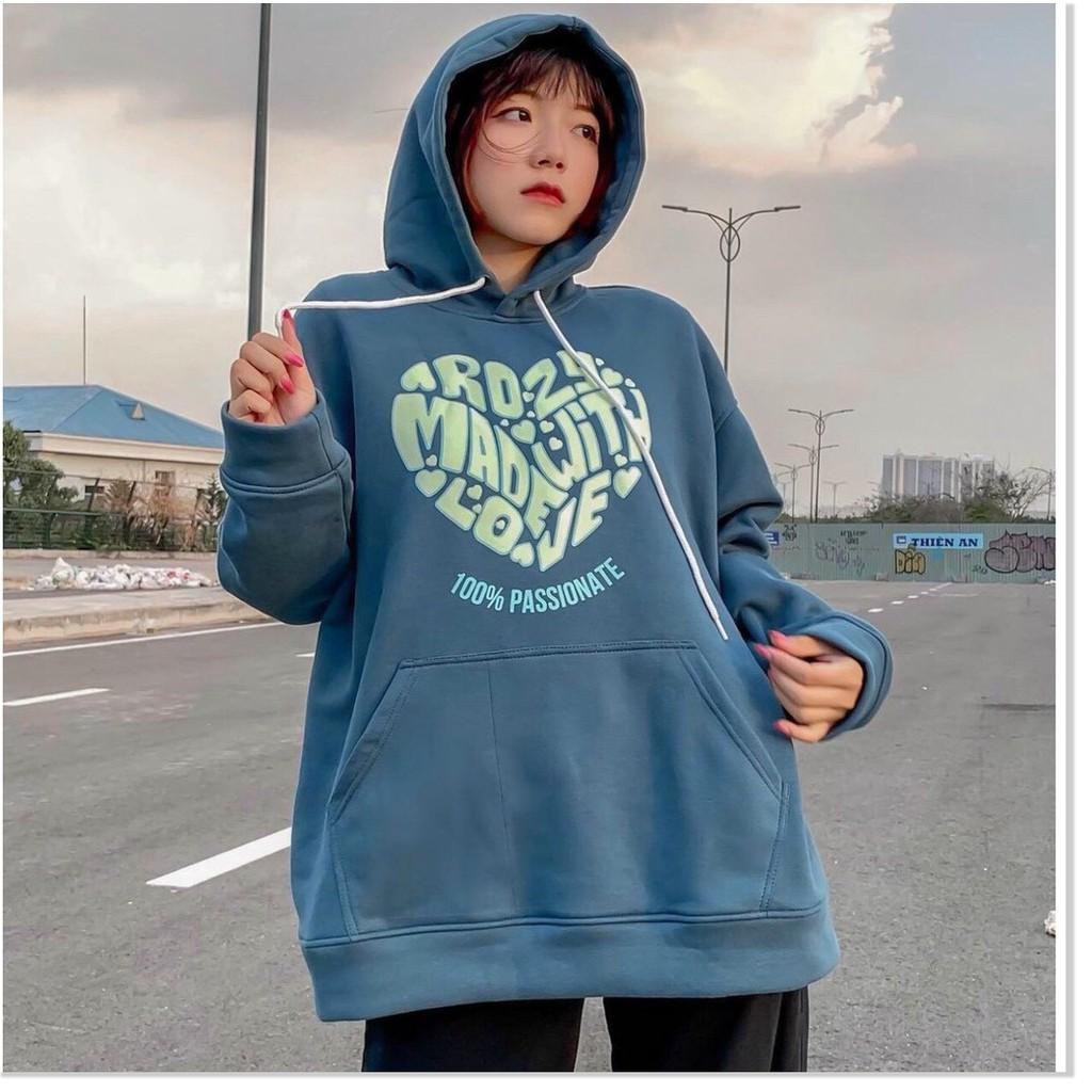 ÁO HODDIES CÓ MŨ NỮ SIÊU XINH FORM RỘNG HÀN QUỐC HOT HÈ 2021 KHANH AN FASHION