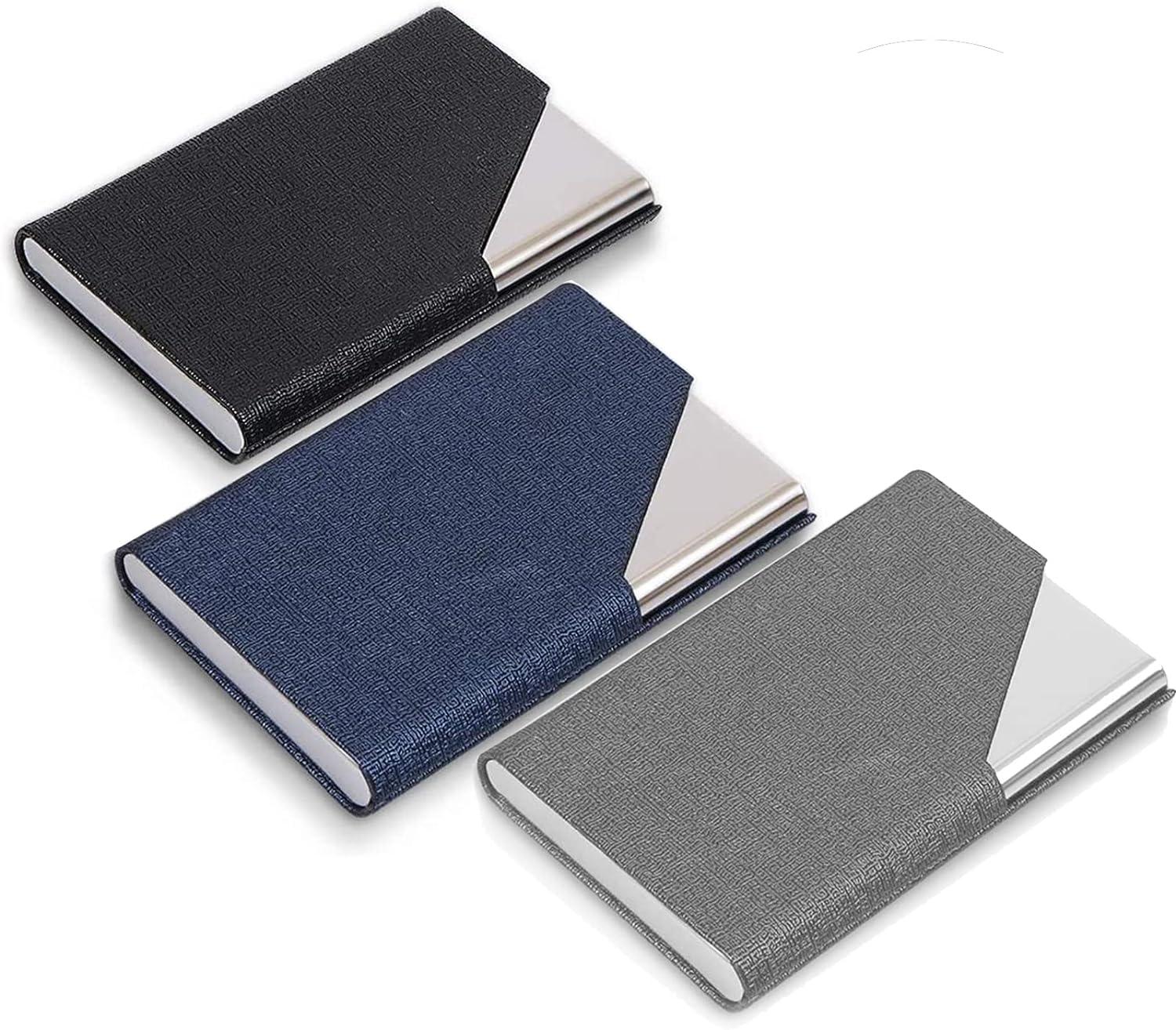 Bộ 3 chủ sở hữu thẻ truy cập, danh mục kinh doanh bằng thép không gỉ ETUI, danh mục thẻ tín dụng và danh tính