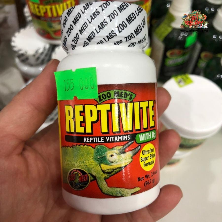 Vitamin cho bò sát Reptivite ZOOMED Cung cấp các loại Vitamin, khoáng chất và axit amin