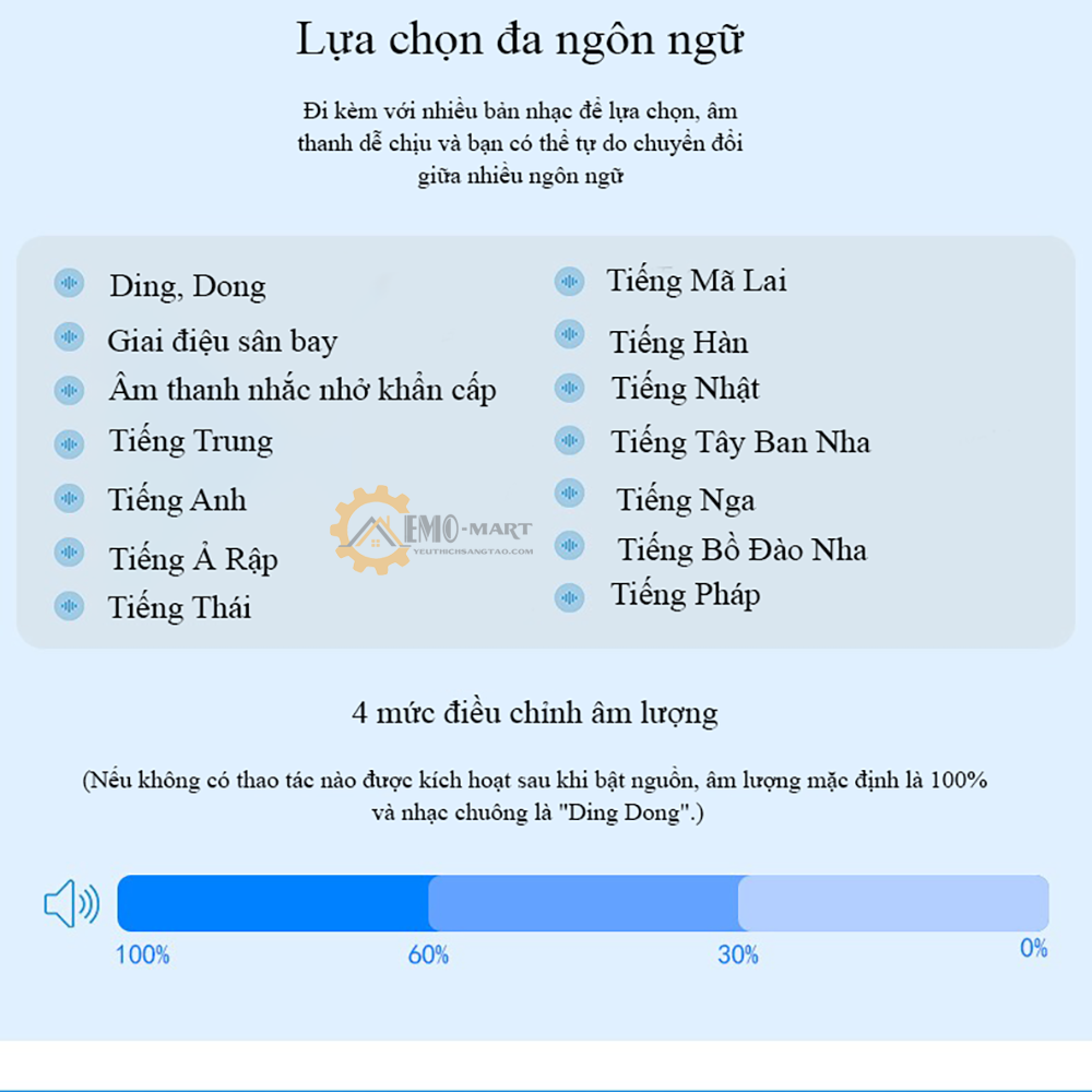 Chuông báo khách không dây Cacazi, Báo động chống trộm, dùng cảm biến hồng ngoại dành cho cửa hàng,...