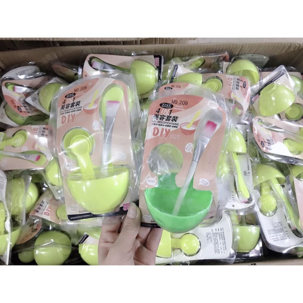 Bộ bát trộn mặt nạ 6 chi tiết hàng mới