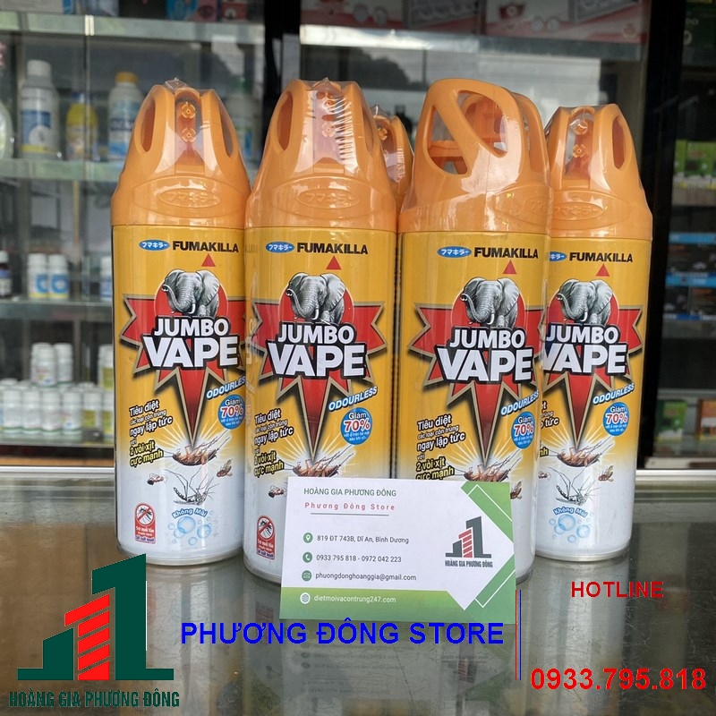 Bình xịt muỗi và côn trùng Jumbo_ 600ml