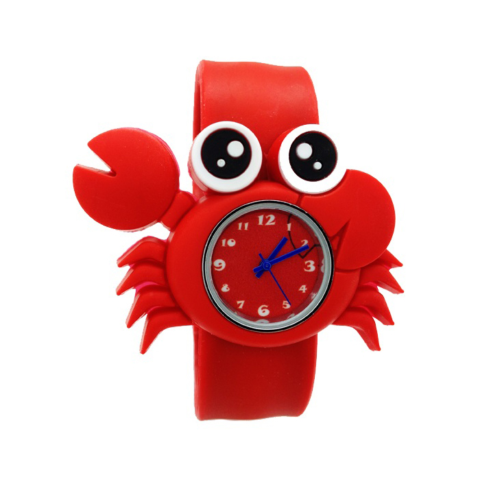 Đồng hồ Silicon Cua đỏ đáng yêu cho bé