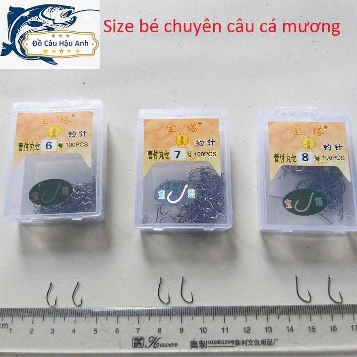 Lưỡi câu cá Tháp Vàng đủ size siêu bén
