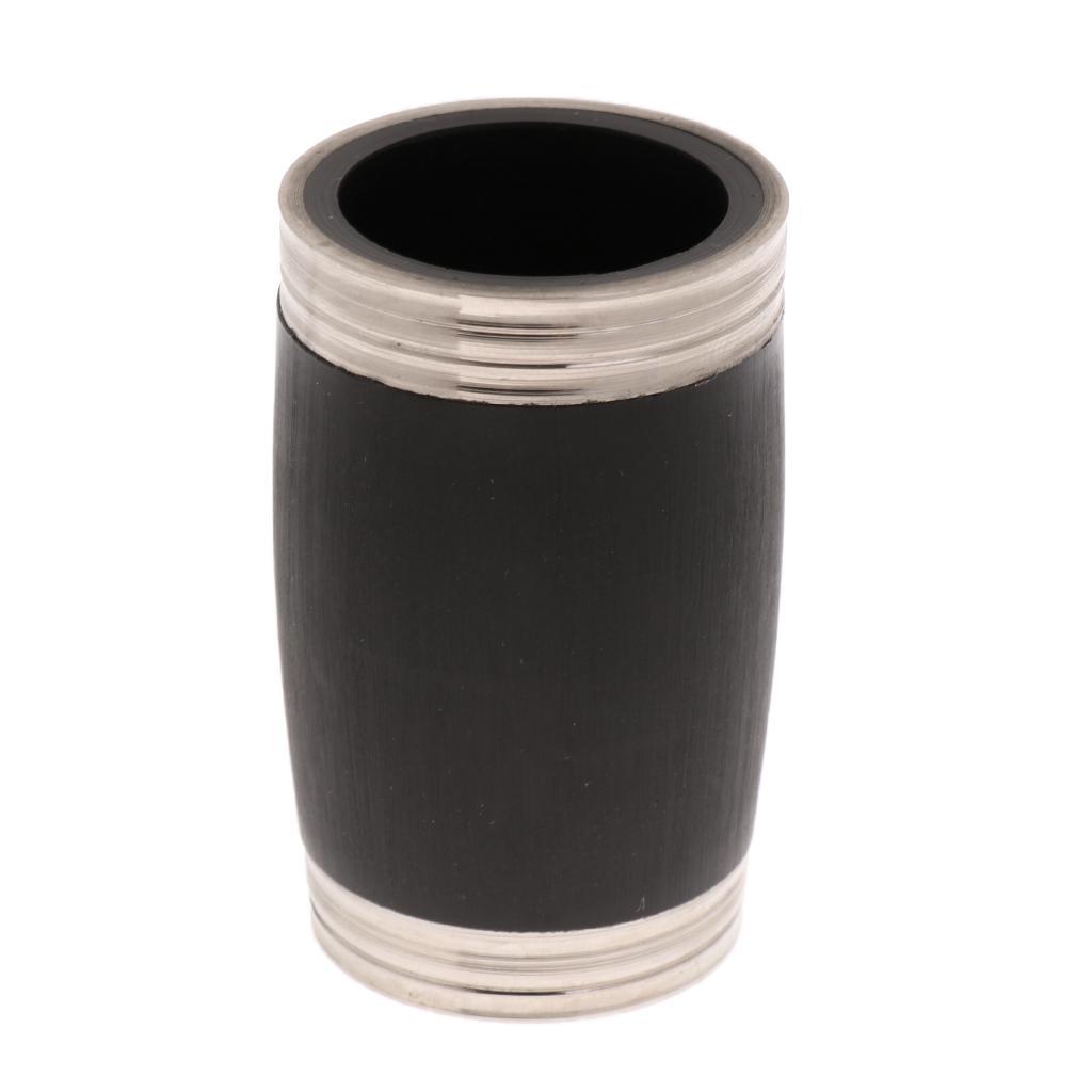 Pack of 2 Adjustable Barrels Pitch Pipes Black for Bb Clarinet Accessory