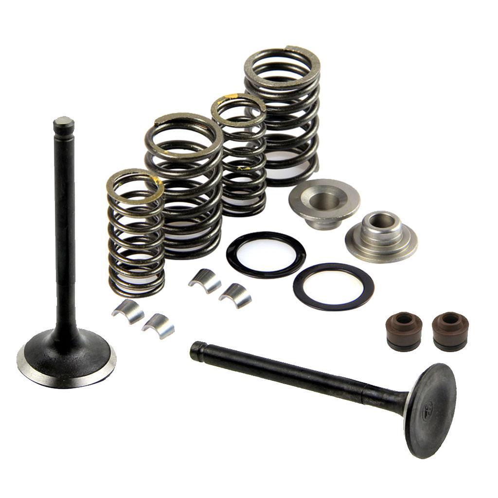 Motorcycle Complete Valve Assembly Kit for 125cc 150cc GY6 4-Stroke Motor