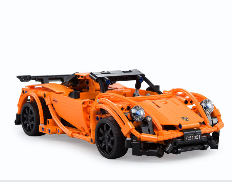 Bộ Đồ Chơi Xếp Hình Điều Khiển Từ Xa BABYBOSS Siêu Xe Porsche 918 Spyder 421 Chi Tiết - Hàng Chính Hãng